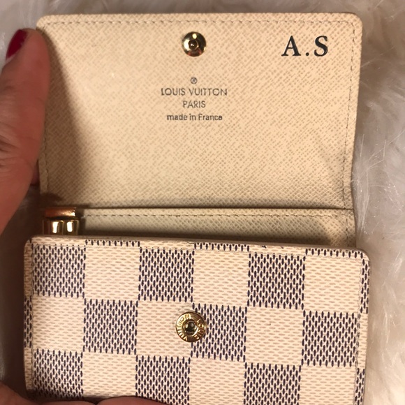🌟SOLD🌟Authentic Damier Azur 6 Ring Key Holder - - Picture 7 of 12